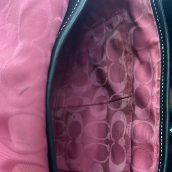 Coach 65th Anniversary Black Leather Shoulder Bag - Picture 9 of 11